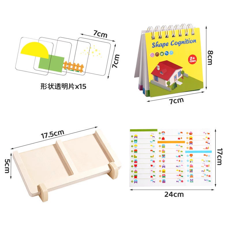 Geometry House Designer Toy Children'S Puzzle Exercise Geometry Space Thinking Logic Imagination Board Game - Image 5